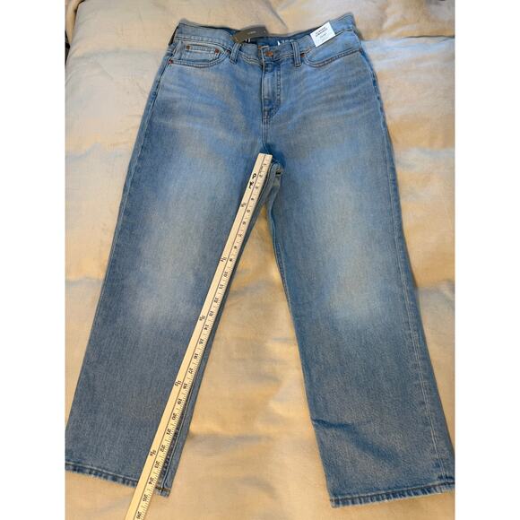 J Crew Womens Classic Straight Jeans High Rise Crop Ankle Size 30P NWT - Picture 10 of 14